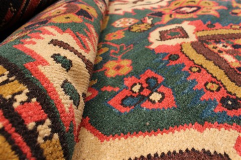 Kazak Green Hand Knotted 58 X 75 Area Rug 255-30304 Image 5