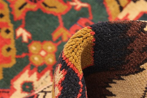 Kazak Green Hand Knotted 58 X 75 Area Rug 255-30304 Image 8