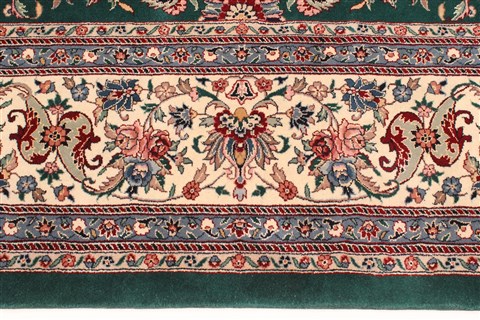 Kashan Beige Hand Knotted 117 X 150 Area Rug 255-30309 Image 6