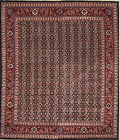 Herati Green Hand Knotted 12'3" X 14'6"  Area Rug 255-30310