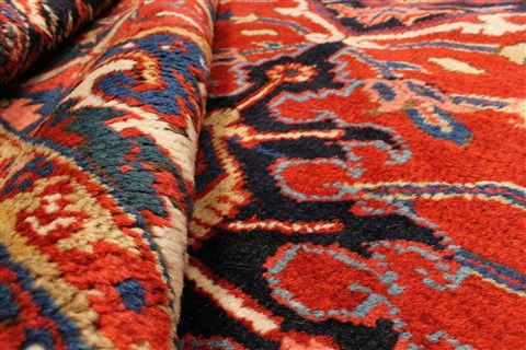 Heriz Red Hand Knotted 88 X 1110 Area Rug 255-30311 Image 12