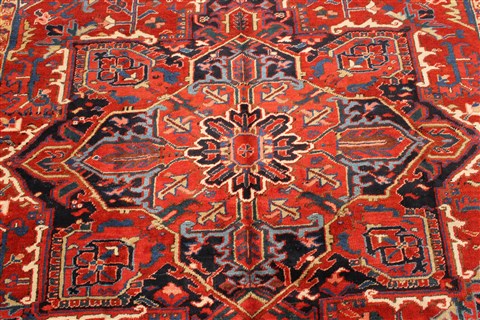 Heriz Red Hand Knotted 88 X 1110 Area Rug 255-30311 Image 5
