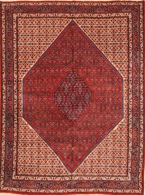 Bidjar Red Hand Knotted 84 X 110 Area Rug 255-30312 Image 0