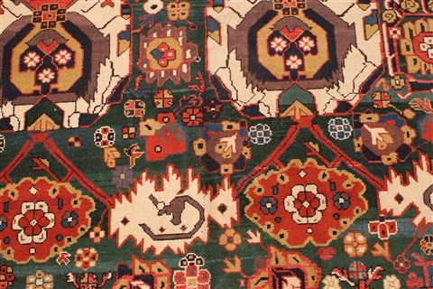Kazak Green Hand Knotted 90 X 113 Area Rug 255-30314 Image 4