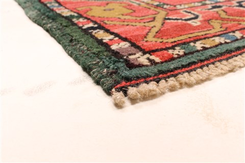 Kazak Green Hand Knotted 90 X 113 Area Rug 255-30314 Image 6