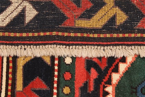 Kazak Red Hand Knotted 69 X 96 Area Rug 255-30318 Image 10