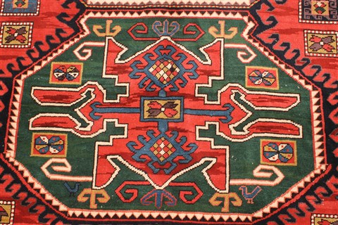 Kazak Red Hand Knotted 69 X 96 Area Rug 255-30318 Image 7
