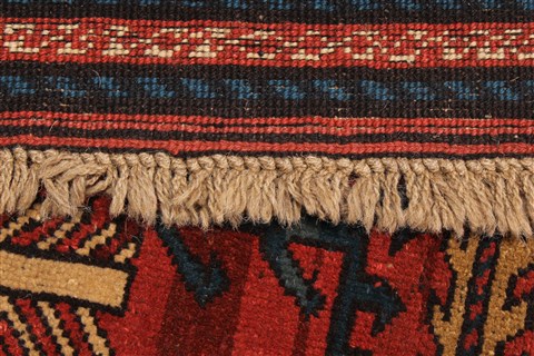 Kazak Green Hand Knotted 65 X 100 Area Rug 255-30319 Image 10