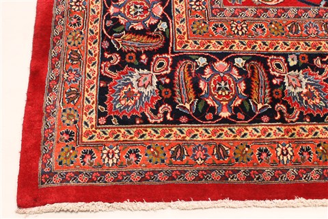 Mashad Beige Hand Knotted 116 X 165 Area Rug 250-30324 Image 5