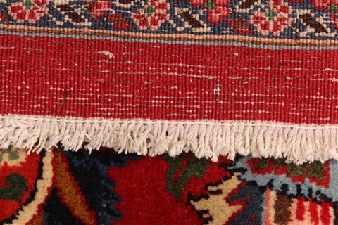 Mashad Beige Hand Knotted 116 X 165 Area Rug 250-30324 Image 9