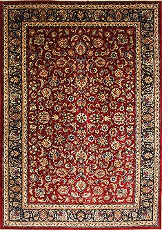 Persian Mashad Beige Rectangle 12x18 ft Wool Carpet 30325