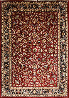 Persian Mashad Beige Rectangle 12x18 ft Wool Carpet 30325