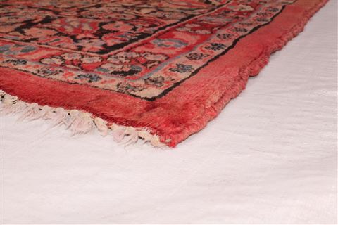 Hamedan Red Hand Knotted 810 X 126 Area Rug 400-30327 Image 3