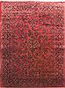 Hamedan Red Hand Knotted 810 X 126 Area Rug 400-30327 Thumb 0