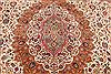 Tabriz Beige Hand Knotted 129 X 177 Area Rug 254-30328 Thumb 4