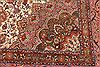 Tabriz Beige Hand Knotted 129 X 177 Area Rug 254-30328 Thumb 2