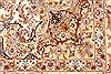 Tabriz Beige Hand Knotted 82 X 116  Area Rug 254-30333 Thumb 4