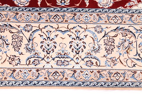 Nain Beige Hand Knotted 82 X 116 Area Rug 254-30334 Image 3