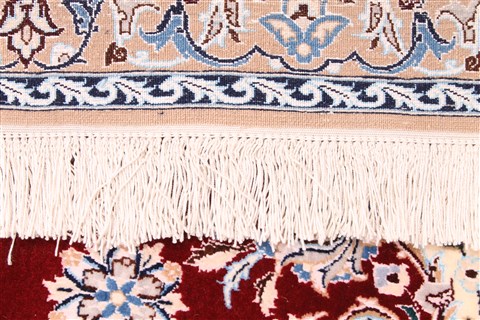 Nain Beige Hand Knotted 82 X 116 Area Rug 254-30334 Image 6