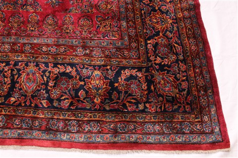 Kashan Beige Hand Knotted 120 X 200 Area Rug 254-30335 Image 1