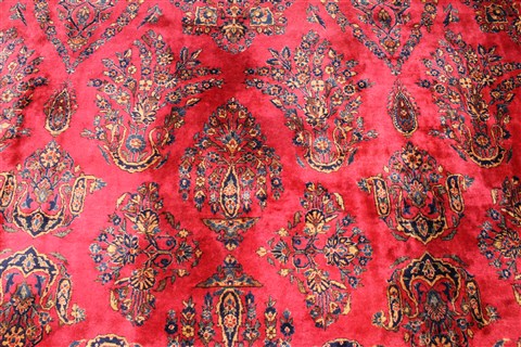 Kashan Beige Hand Knotted 120 X 200 Area Rug 254-30335 Image 2