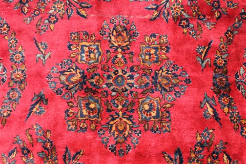 Kashan Beige Hand Knotted 120 X 200 Area Rug 254-30335 Image 4