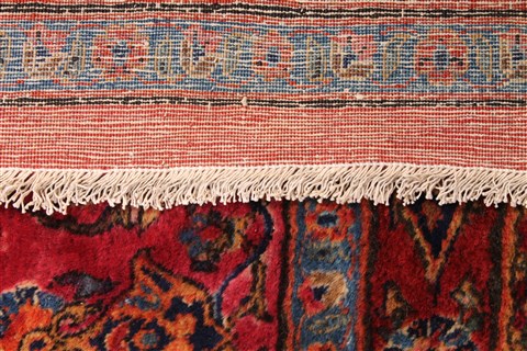 Kashan Beige Hand Knotted 120 X 200 Area Rug 254-30335 Image 6