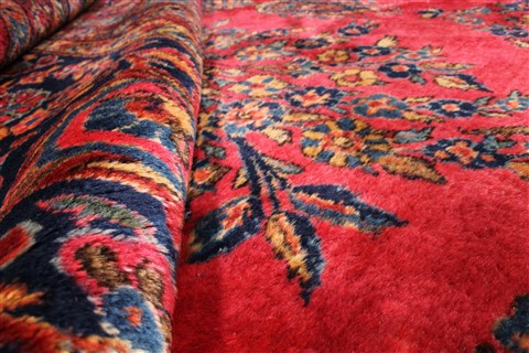 Kashan Beige Hand Knotted 120 X 200 Area Rug 254-30335 Image 9