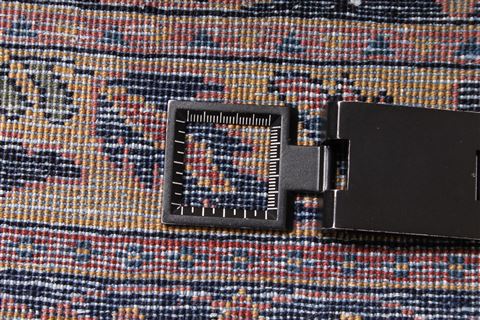 Kashan Blue Hand Knotted 114 X 176  Area Rug 254-30336 Image 2