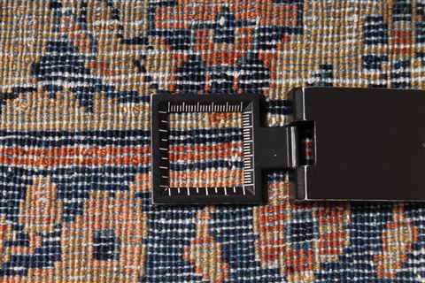 Kashan Blue Hand Knotted 116 X 208  Area Rug 254-30341 Image 9