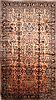 Kashan Blue Hand Knotted 116 X 208  Area Rug 254-30341 Thumb 0