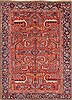 Heriz Red Hand Knotted 78 X 105  Area Rug 254-30342 Thumb 0