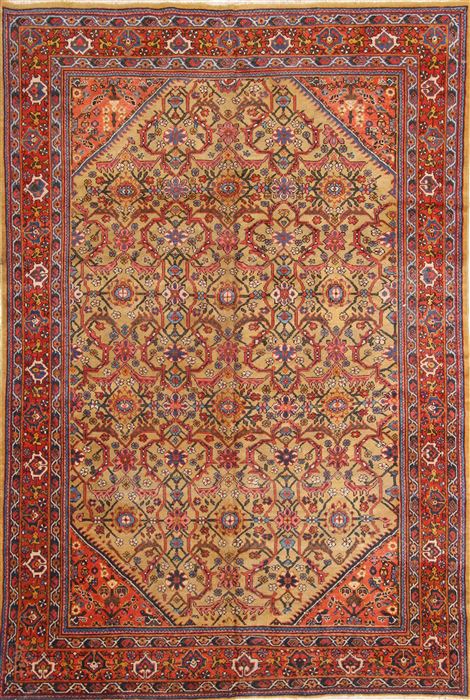 Mahal Purple Hand Knotted 78 X 114 Area Rug 254-30343 Image 0