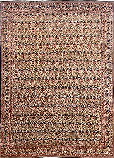 Tehran Purple Hand Knotted 8'8" X 12'0"  Area Rug 254-30347