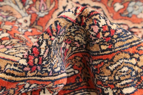 Isfahan Red Hand Knotted 1110 X 166  Area Rug 254-30349 Image 10