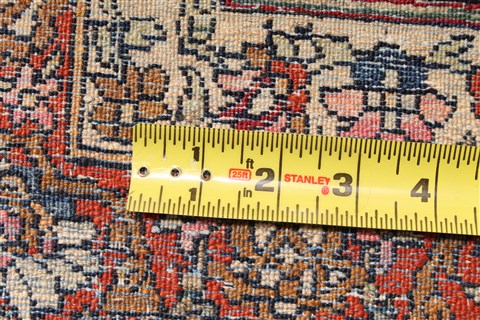 Isfahan Red Hand Knotted 1110 X 166  Area Rug 254-30349 Image 12