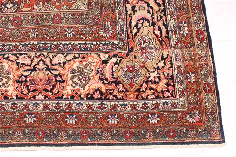 Isfahan Red Hand Knotted 1110 X 166  Area Rug 254-30349 Image 1