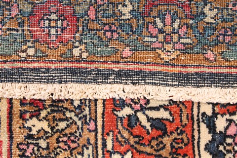 Isfahan Red Hand Knotted 1110 X 166  Area Rug 254-30349 Image 6