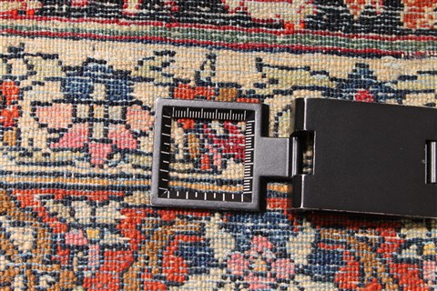 Isfahan Red Hand Knotted 1110 X 166  Area Rug 254-30349 Image 7