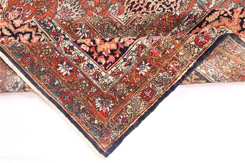 Isfahan Red Hand Knotted 1110 X 166  Area Rug 254-30349 Image 8