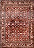 Isfahan Red Hand Knotted 1110 X 166  Area Rug 254-30349 Thumb 0