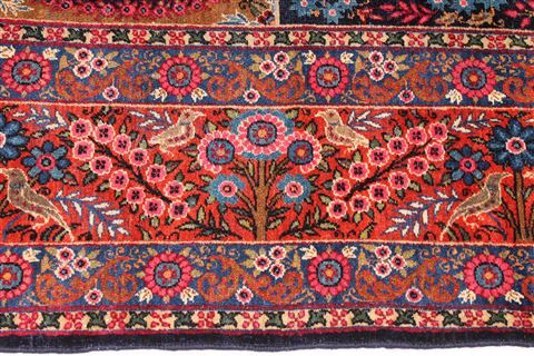 Yazd Beige Hand Knotted 114 X 152 Area Rug 254-30350 Image 4