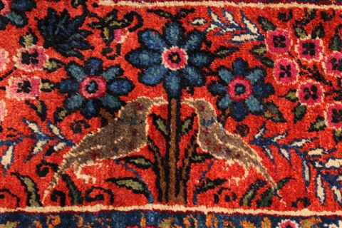 Yazd Beige Hand Knotted 114 X 152 Area Rug 254-30350 Image 8