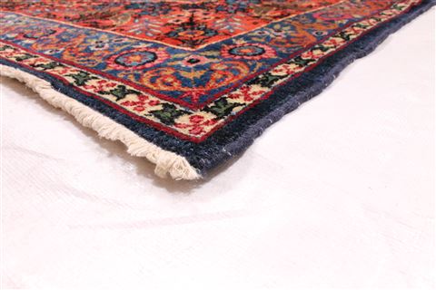 Yazd Beige Hand Knotted 114 X 152 Area Rug 254-30350 Image 9
