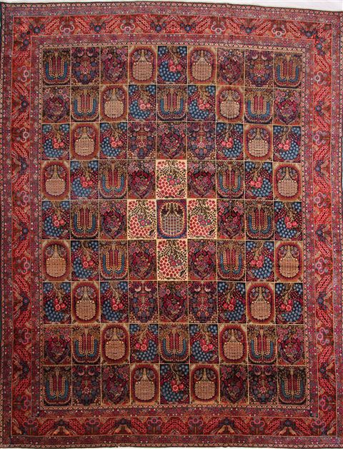 Yazd Beige Hand Knotted 114 X 152 Area Rug 254-30350 Image 0