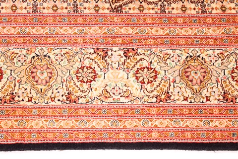 Mahi Beige Hand Knotted 68 X 99  Area Rug 254-30355 Image 3