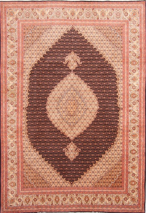 Mahi Beige Hand Knotted 68 X 99  Area Rug 254-30355 Image 0
