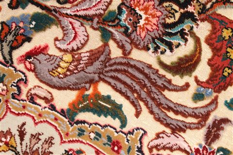 Tabriz Brown Hand Knotted 66 X 99 Area Rug 254-30356 Image 15