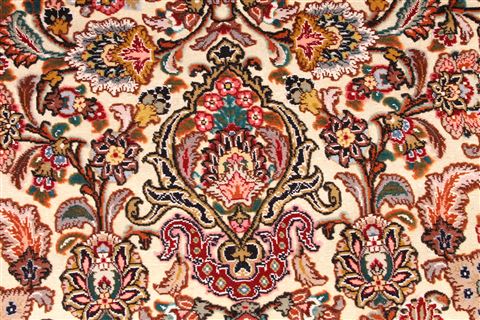 Tabriz Brown Hand Knotted 66 X 99 Area Rug 254-30356 Image 4
