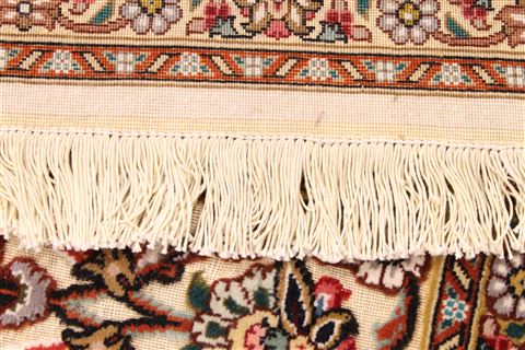 Tabriz Brown Hand Knotted 66 X 99 Area Rug 254-30356 Image 6